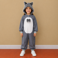 disfraz lobo- talla 6 nina